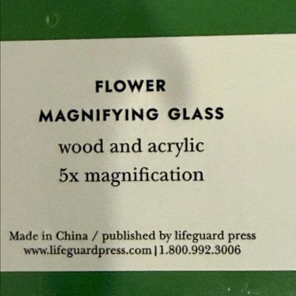 Kate Spade Blue Flower Magnifying Glass 5x Magnification New - Picture 4 of 4